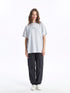 LC Waikiki Crew Neck Printed Short Sleeve Oversized T-Shirt
